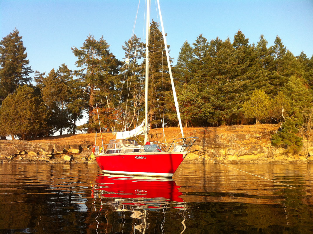 Boat at anchor